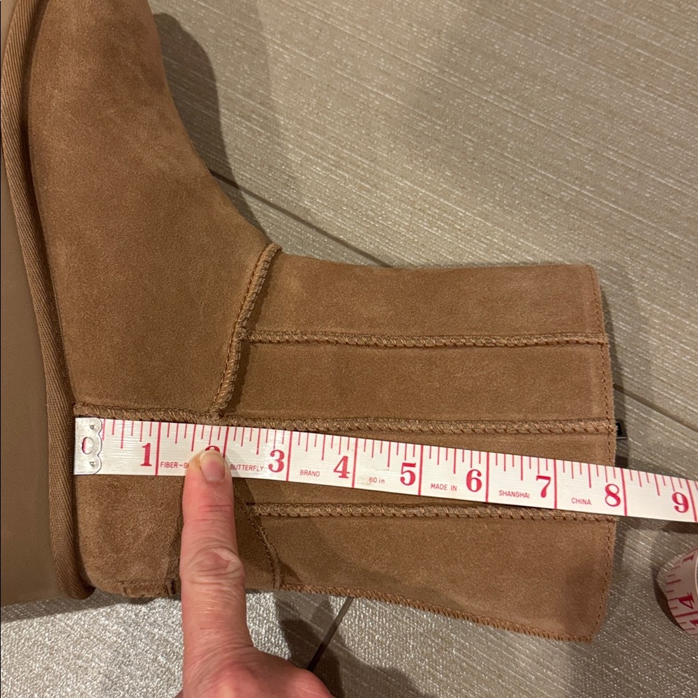 UGG Chestnut Suede Platform Boots - Picture 9 of 10